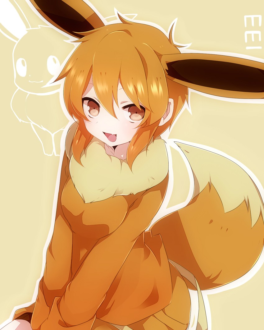 eevee (pokemon) drawn by takeshima_eku