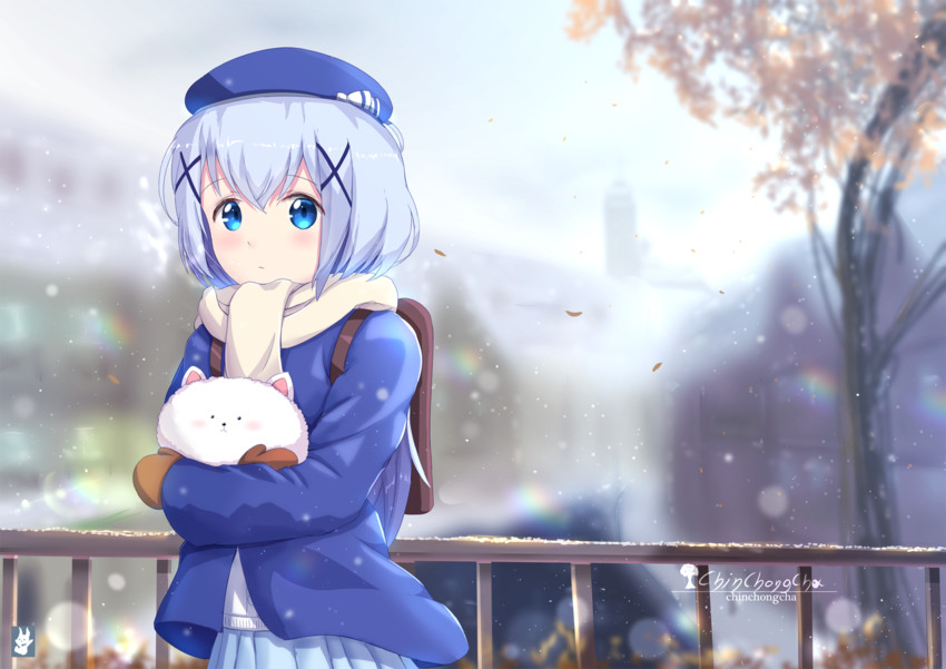 kafuu chino and tippy (gochuumon wa usagi desu ka?) drawn by chinchongcha