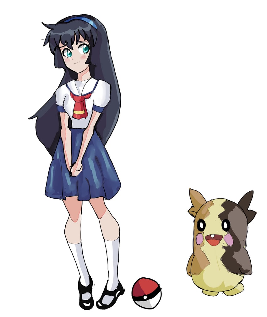 morpeko and amano misao (pokemon and 2 more) drawn by drawing4justice