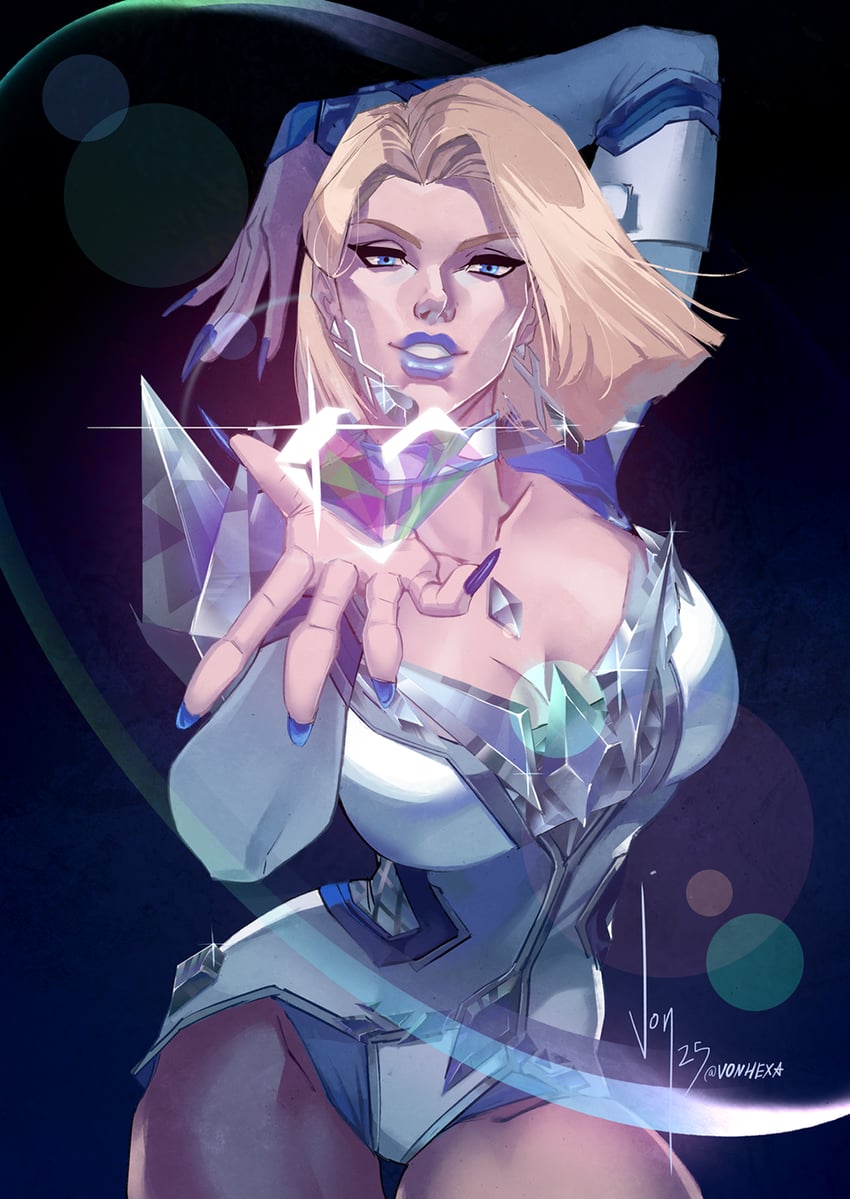 emma frost (marvel and 2 more) drawn by vontvirus