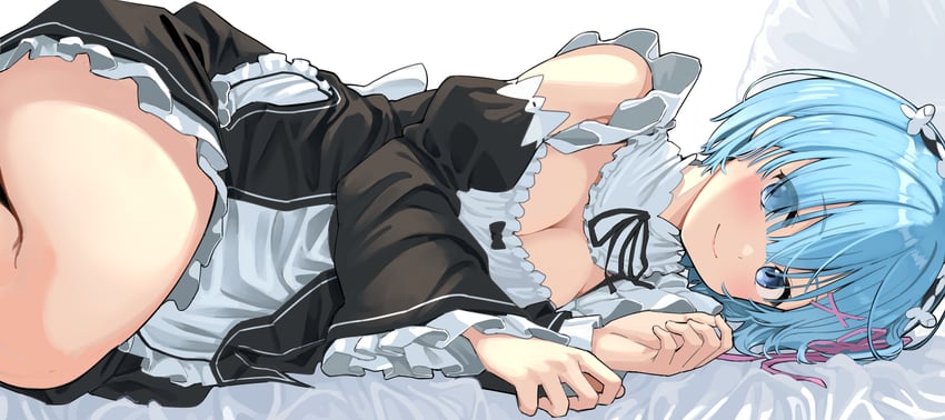 rem (re:zero kara hajimeru isekai seikatsu) drawn by mameroku
