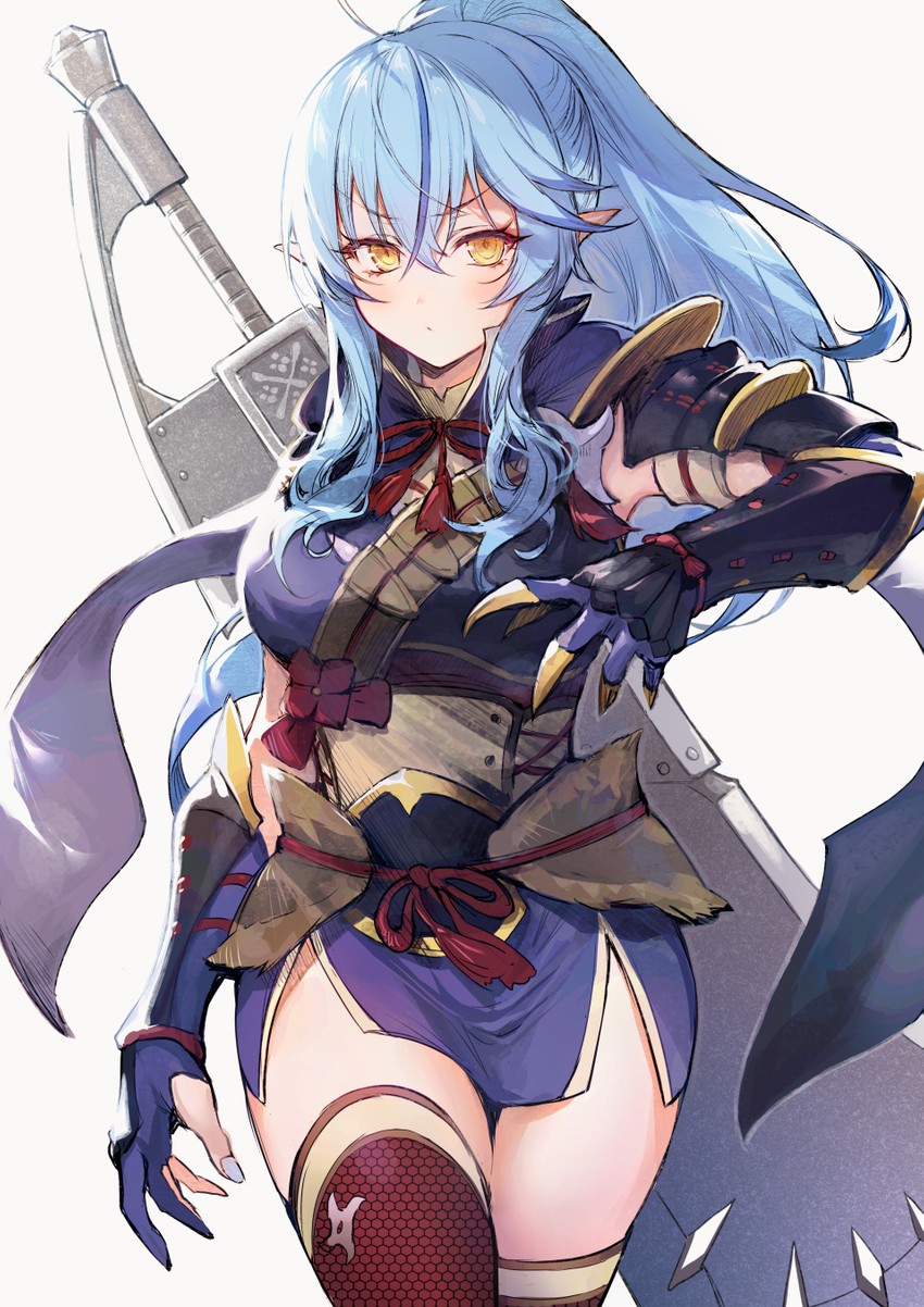 yukihana lamy (hololive and 2 more) drawn by haoni