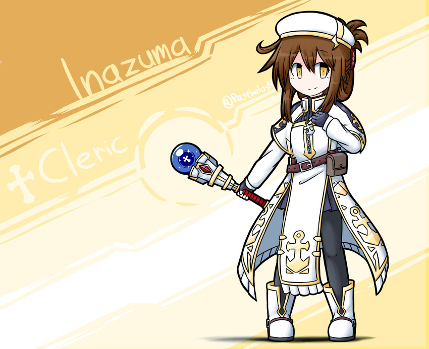 inazuma (kantai collection and 1 more) drawn by raythalosm