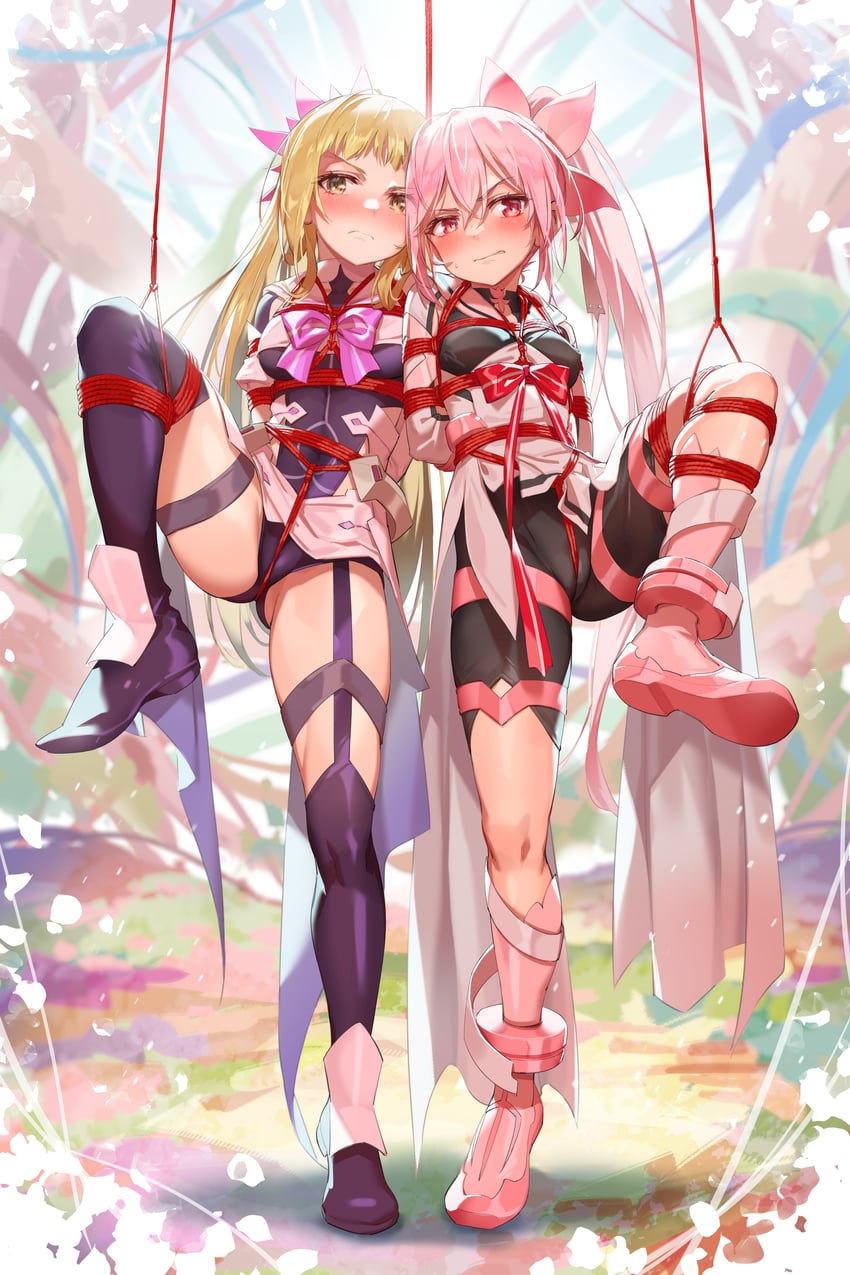 yuuki yuuna and nogi sonoko (yuusha de aru and 1 more) drawn by michairu