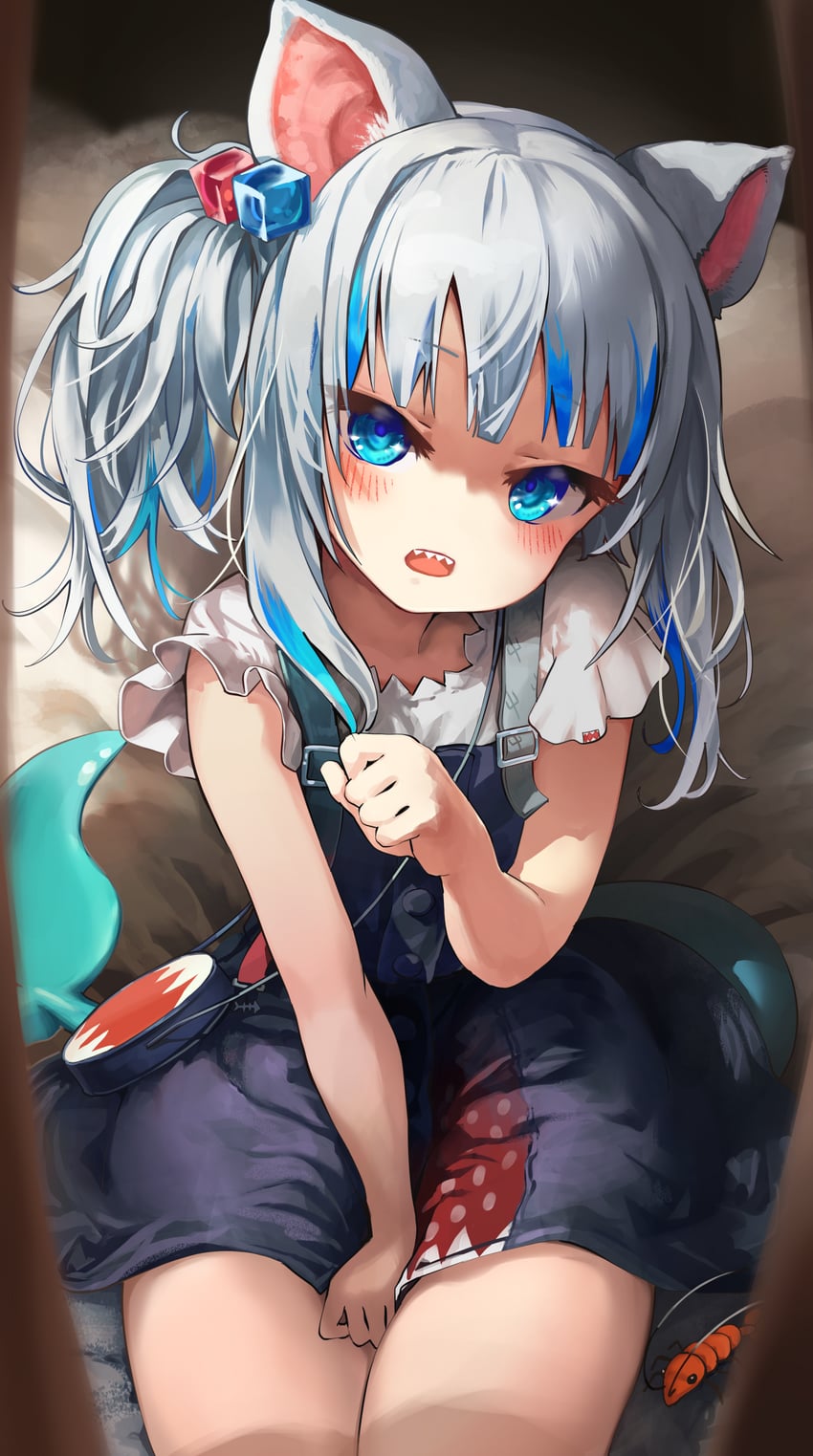 gawr gura (hololive and 1 more) drawn by melaton
