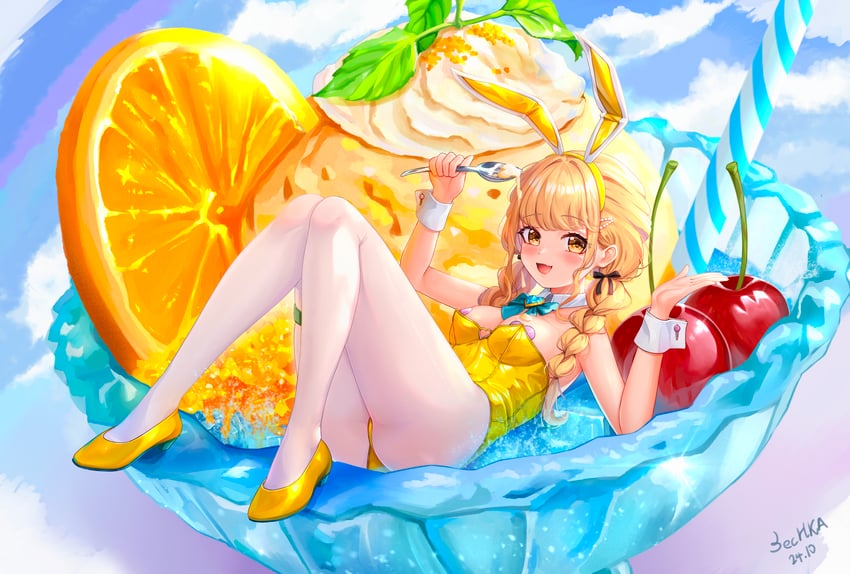 fujita kotone (idolmaster and 1 more) drawn by sechka