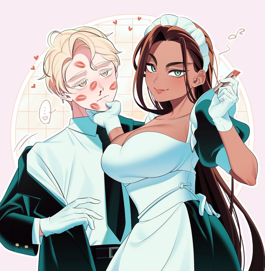 luka and hyuna (alien stage) drawn by ninoude_(yt7lkhimeo6t7lv)