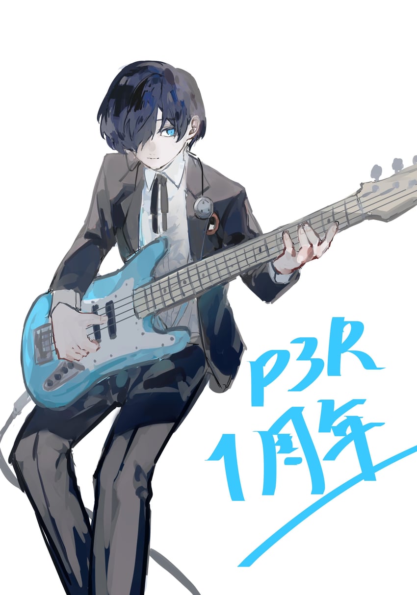 yuuki makoto (persona and 2 more) drawn by mouri0724