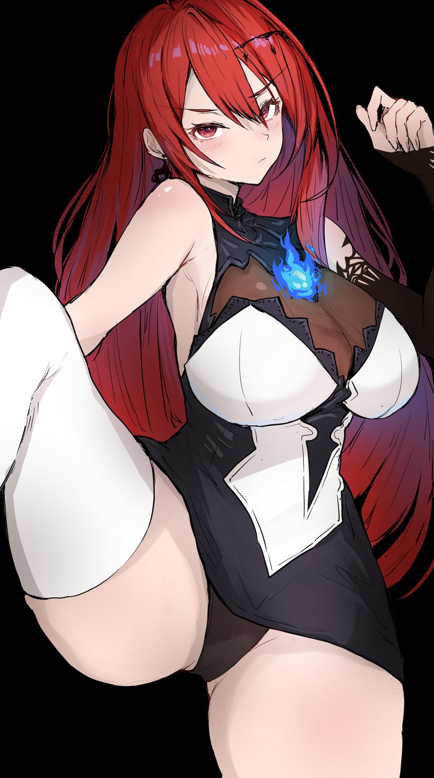 elizabeth rose bloodflame (hololive and 1 more) drawn by sakiya_(sak1_01)