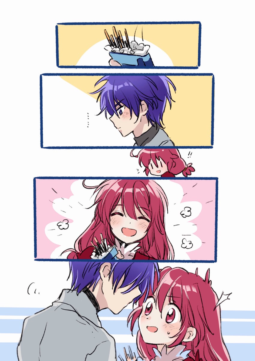 fine and shade (fushigiboshi no futago hime) drawn by suzuki_(2red_moon3)