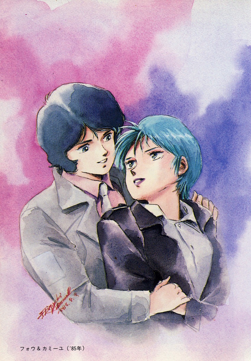 kamille bidan and four murasame (gundam and 1 more) drawn by kitazume_hiroyuki