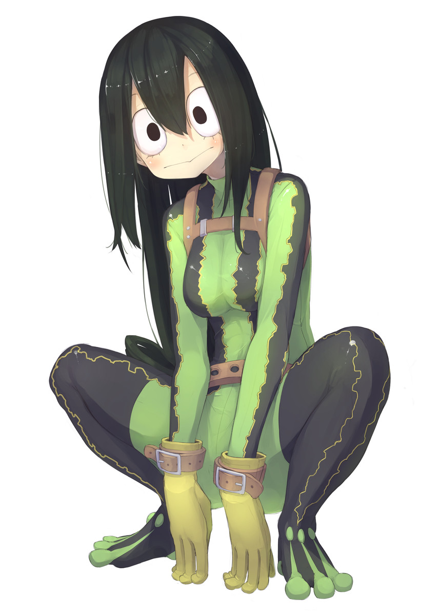 asui tsuyu (boku no hero academia) drawn by oruka_(kamituki0827)