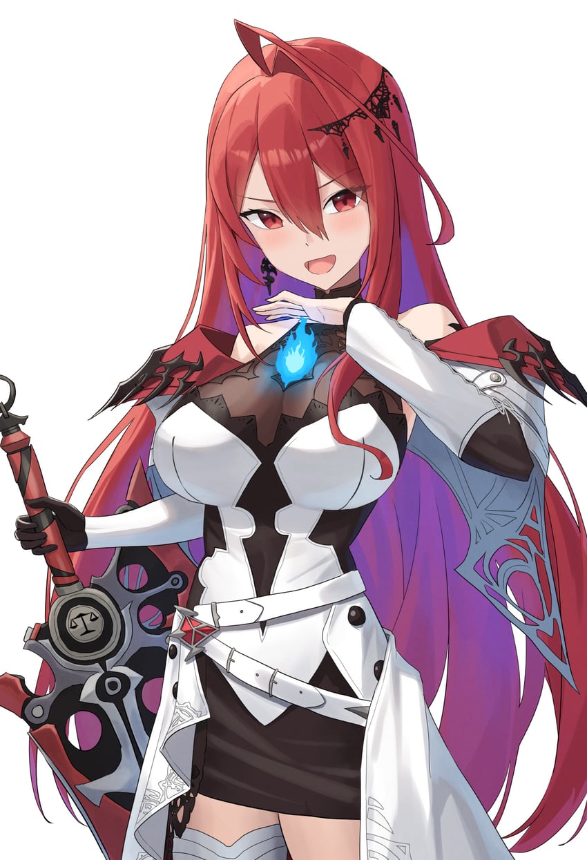 elizabeth rose bloodflame (hololive and 1 more) drawn by vakuuberi