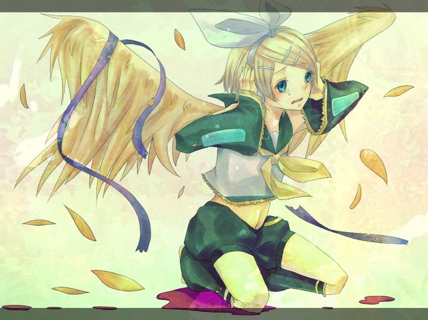 kagamine rin (vocaloid and 1 more) drawn by tonoshiro