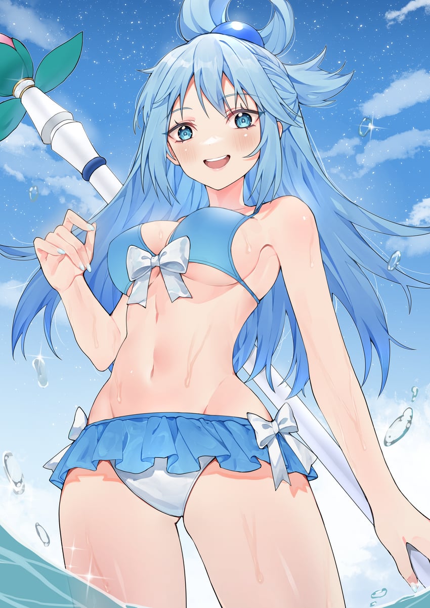 aqua (kono subarashii sekai ni shukufuku wo!) drawn by ai-nohikari