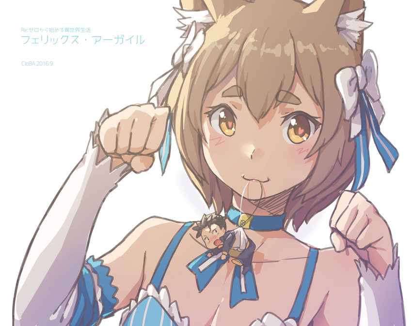 natsuki subaru and felix argyle (re:zero kara hajimeru isekai seikatsu) drawn by cloba