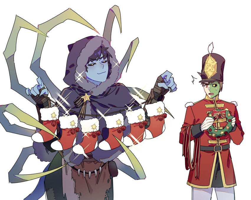 lann and wenduag (pathfinder and 1 more) drawn by maiucal