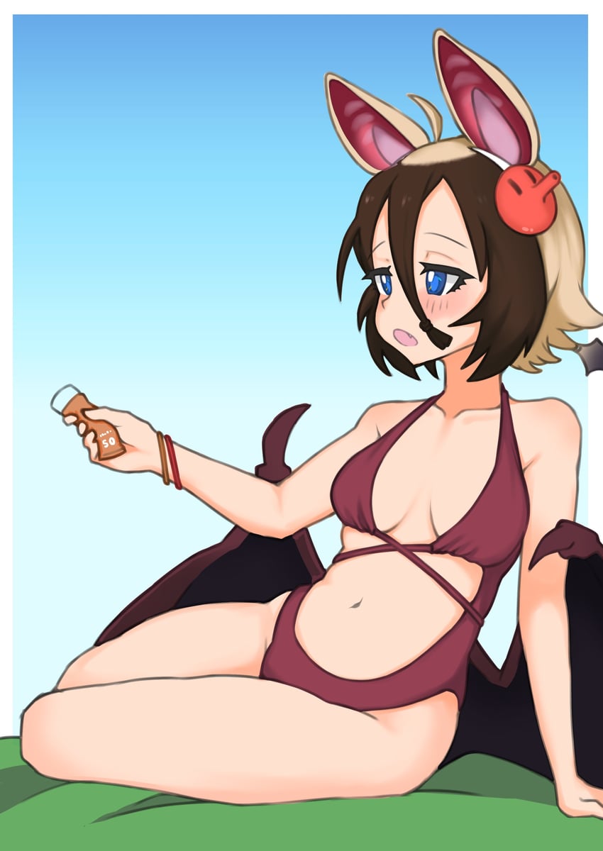 hilgendorf's tube-nose bat (kemono friends) drawn by illu_(illu_stratos)