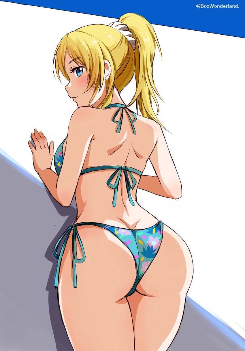 ayase eli (love live! and 1 more) drawn by box_wonderland