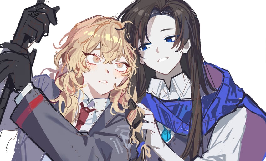 sinclair and demian (project moon and 1 more) drawn by hsh7955