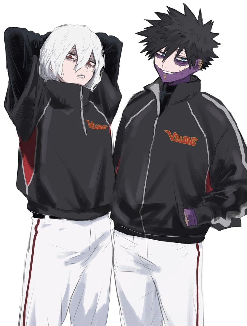 dabi and shigaraki tomura (boku no hero academia) drawn by ametaro_(ixxxzu)