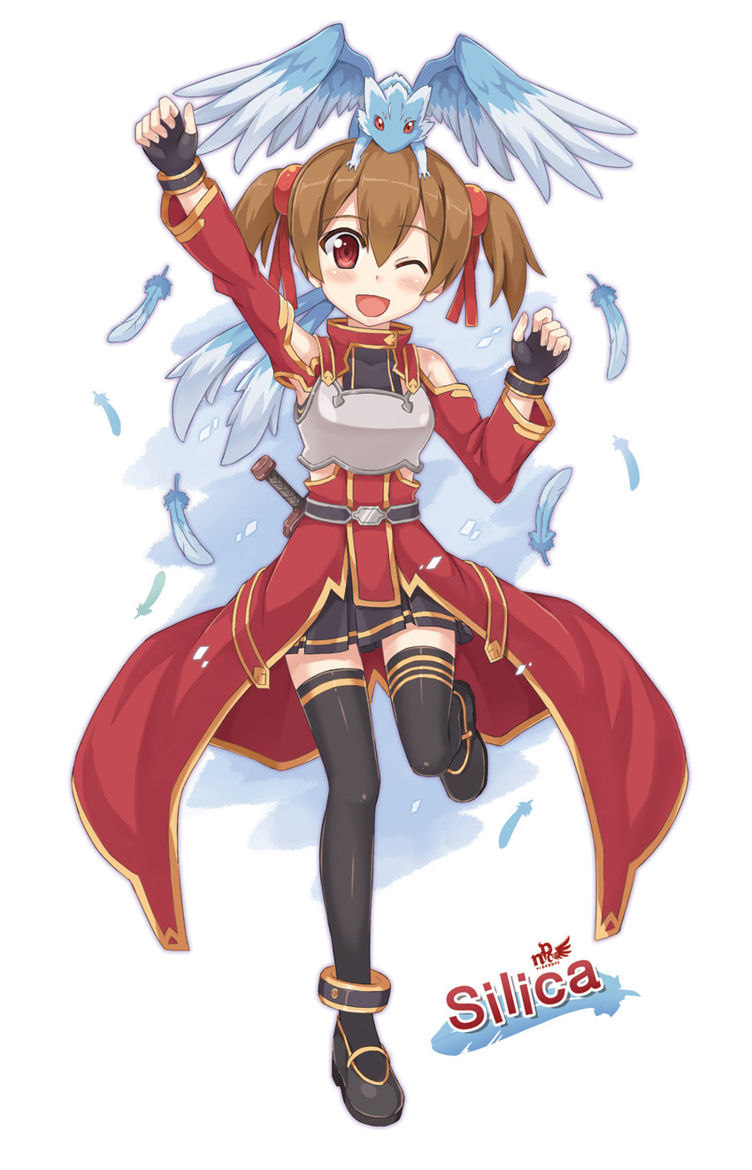 silica and pina (sword art online) drawn by npcpepper
