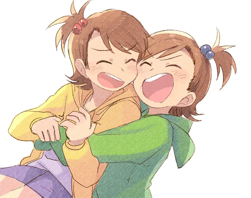 futami mami and futami ami (idolmaster and 1 more) drawn by tsubobot