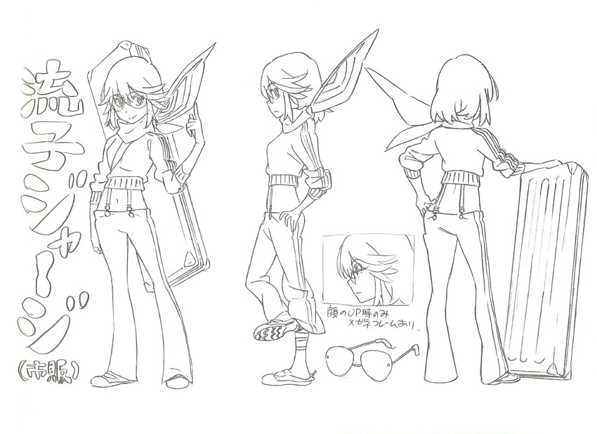 matoi ryuuko and senketsu (kill la kill) drawn by sushio
