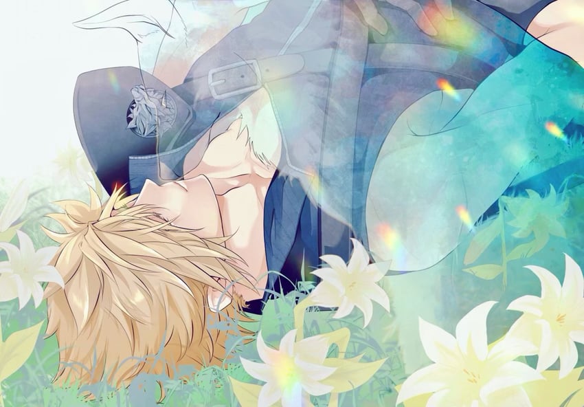 cloud strife (final fantasy and 2 more) drawn by i_ne_rrr