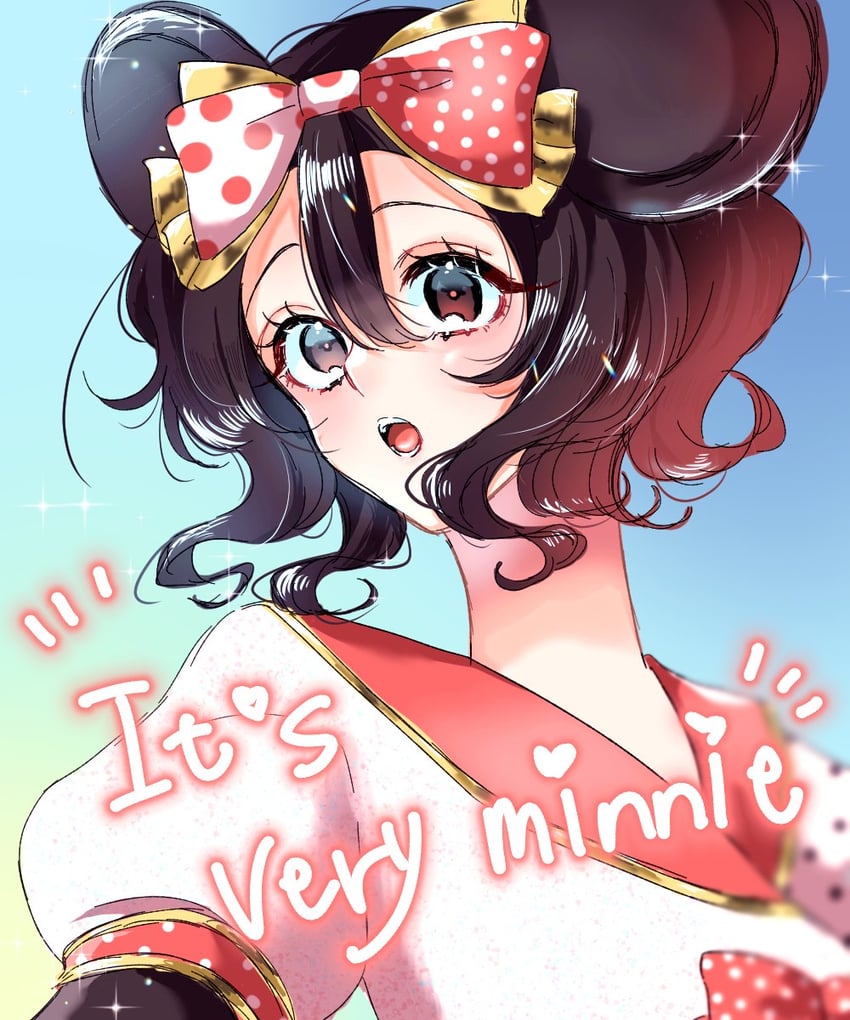 minnie mouse (mickey mouse & friends and 1 more) drawn by beruko_pd