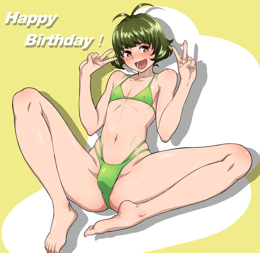 akizuki ryo (idolmaster and 1 more) drawn by oku_(okumen)