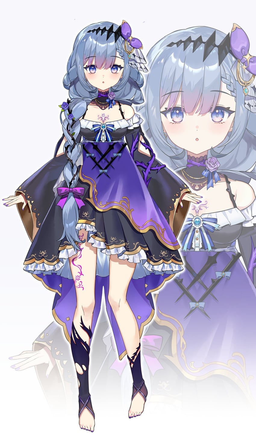 bisui syuka (re:act) drawn by karasu_btk