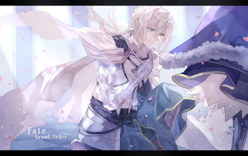 artoria pendragon, saber, and bedivere (fate and 1 more) drawn by kuromamechabita