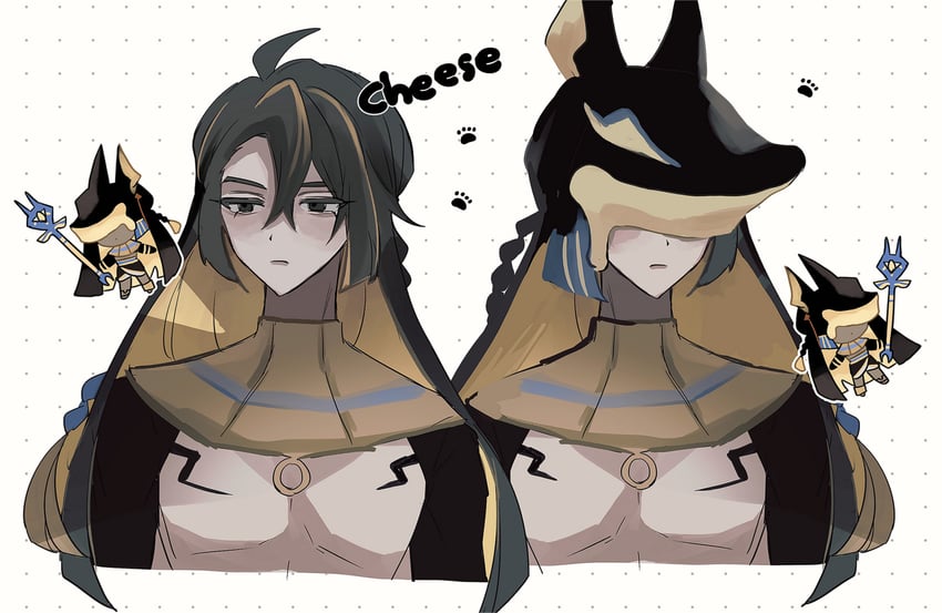 burnt cheese cookie (cookie run and 1 more) drawn by mamimumemo