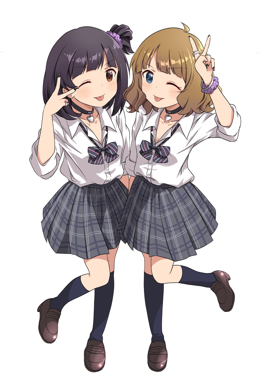 suou momoko and nakatani iku (idolmaster and 2 more) drawn by yukipo_p