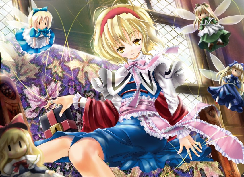 alice margatroid and shanghai doll (touhou) drawn by hajike_akira