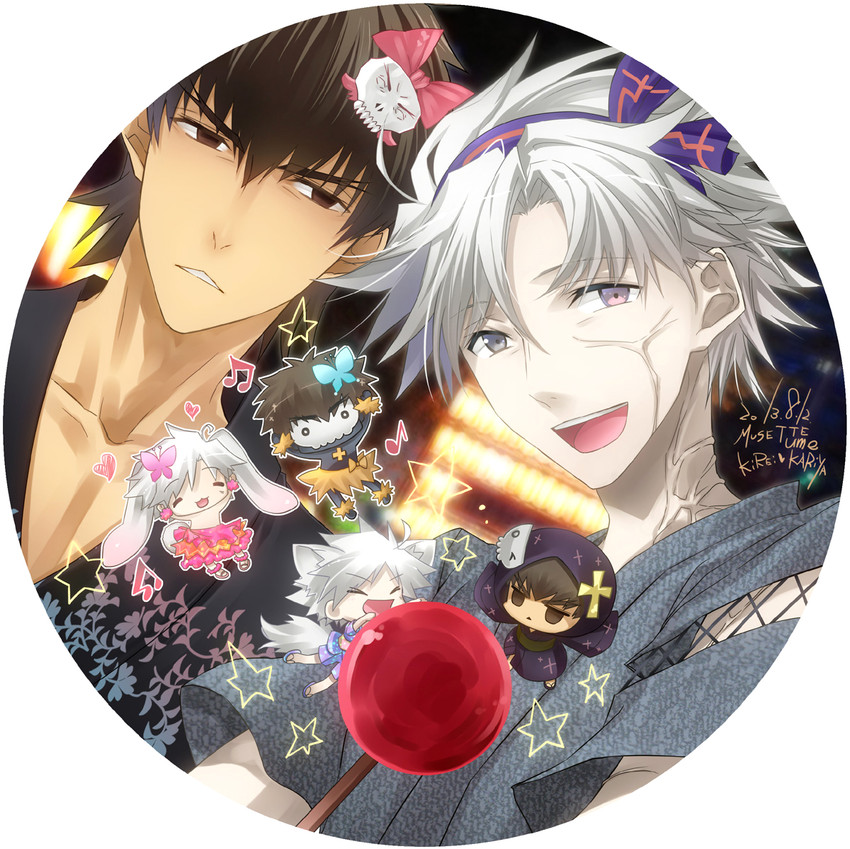 kotomine kirei, matou kariya, and assassin (fate and 1 more) drawn by ume2888