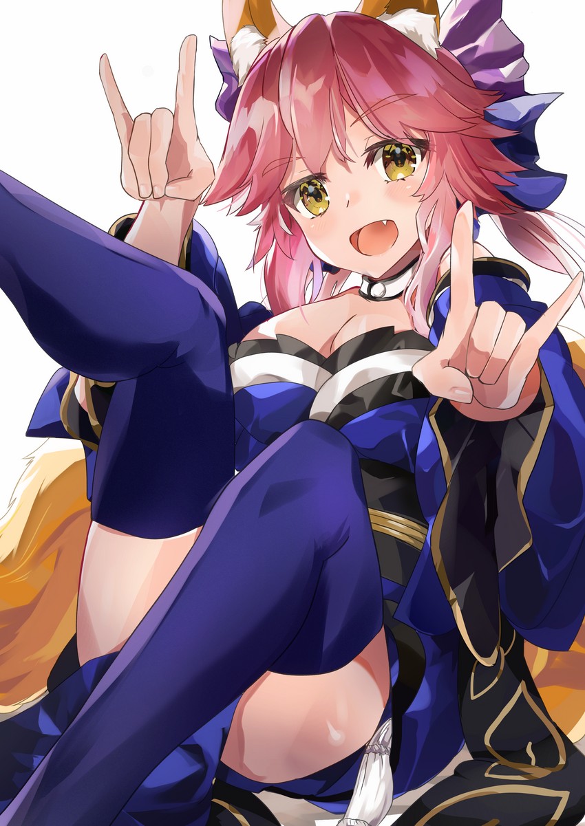 tamamo and tamamo no mae (fate and 1 more) drawn by same_(sendai623)