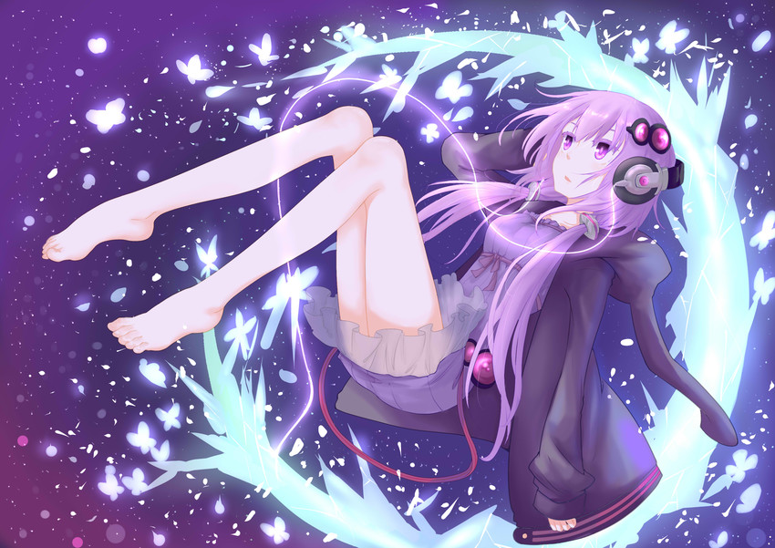 yuzuki yukari (vocaloid and 1 more) drawn by beichen_xiaobei