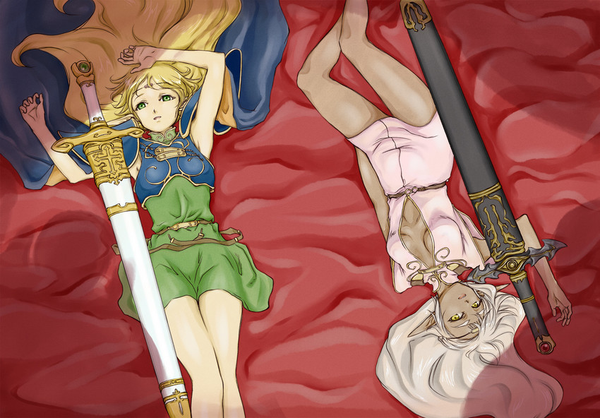 deedlit and pirotess (record of lodoss war) drawn by tachibana_ruri_(yorozu_company)