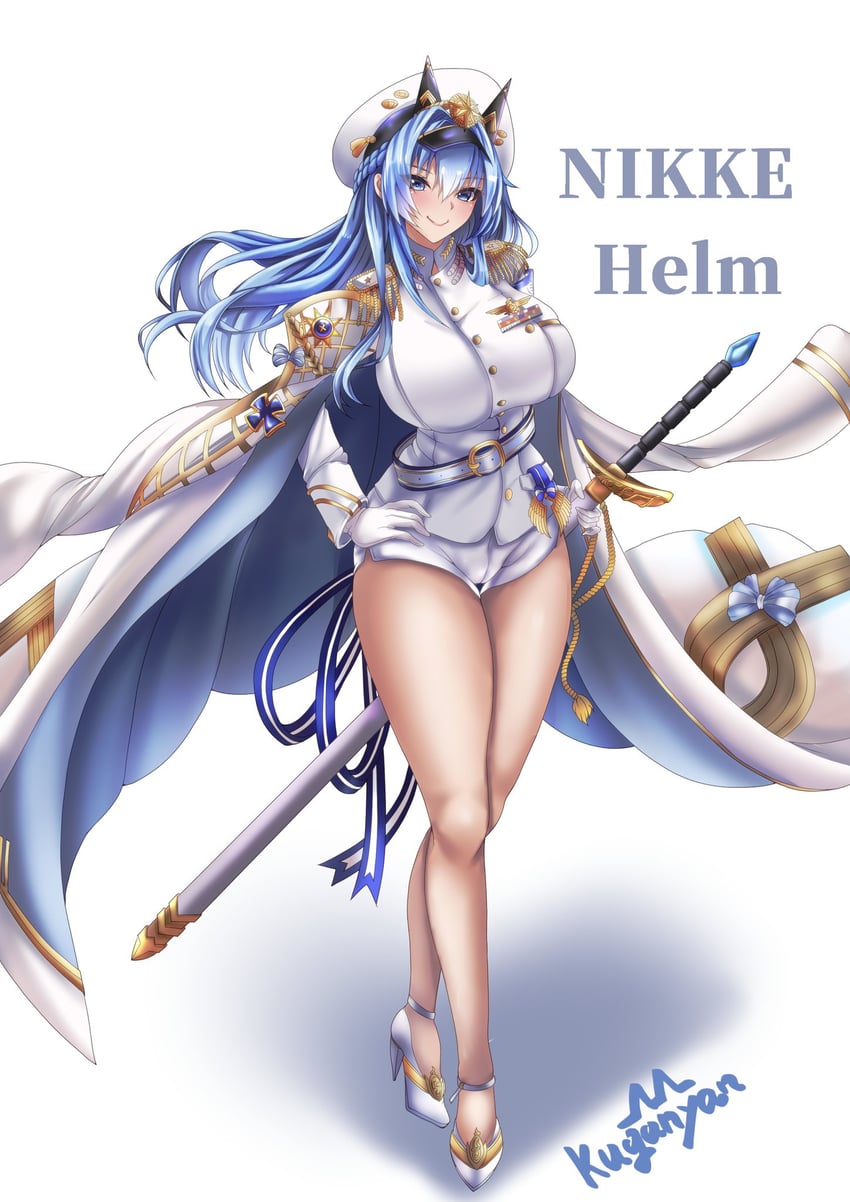 helm (goddess of victory: nikke) drawn by kuga_zankurou