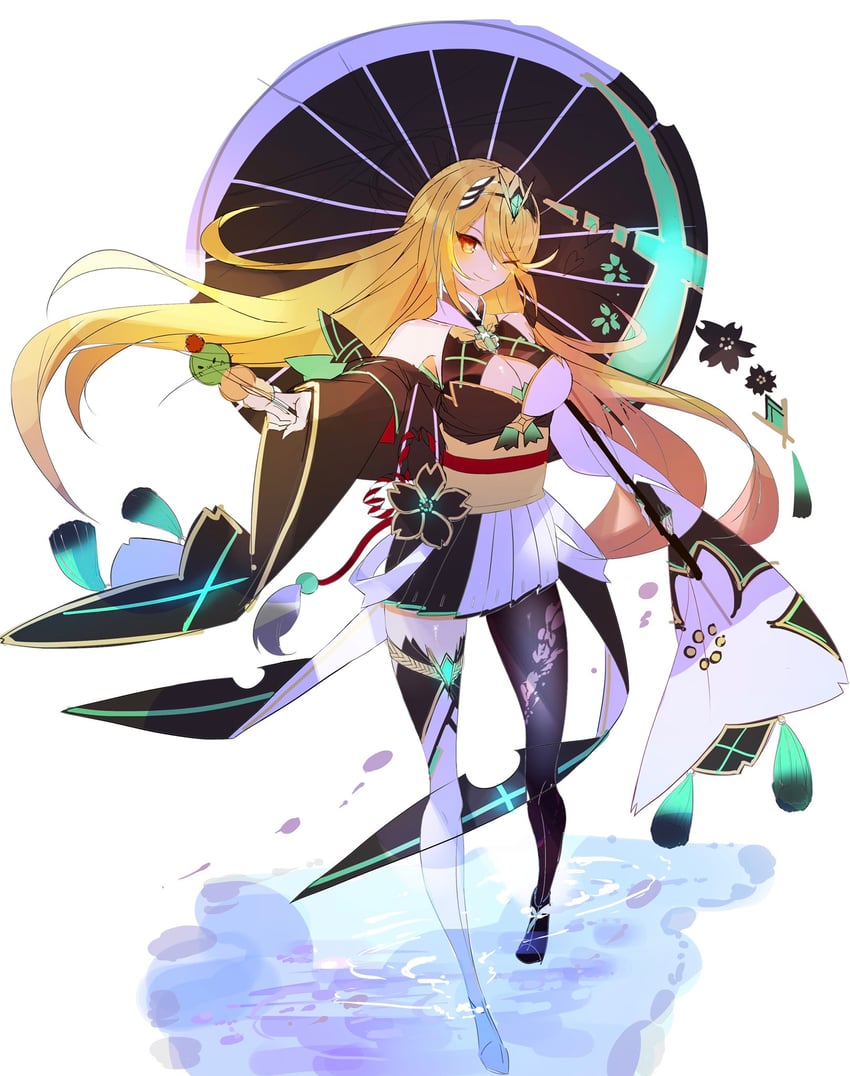 mythra (xenoblade chronicles and 1 more) drawn by hyouri00