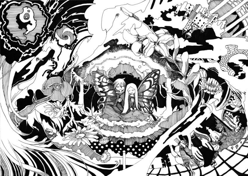 original and 1 more drawn by zott_(toudou)
