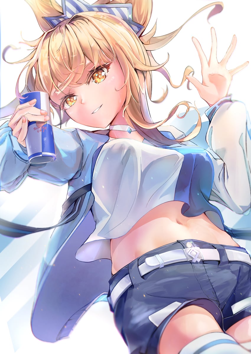 yoimiya (genshin impact and 1 more) drawn by hooriyuu