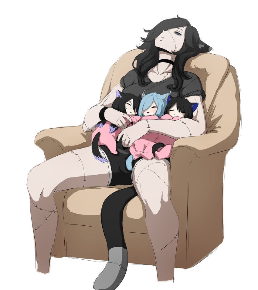 nerissa ravencroft and elira pendora (original and 4 more) drawn by daydarion