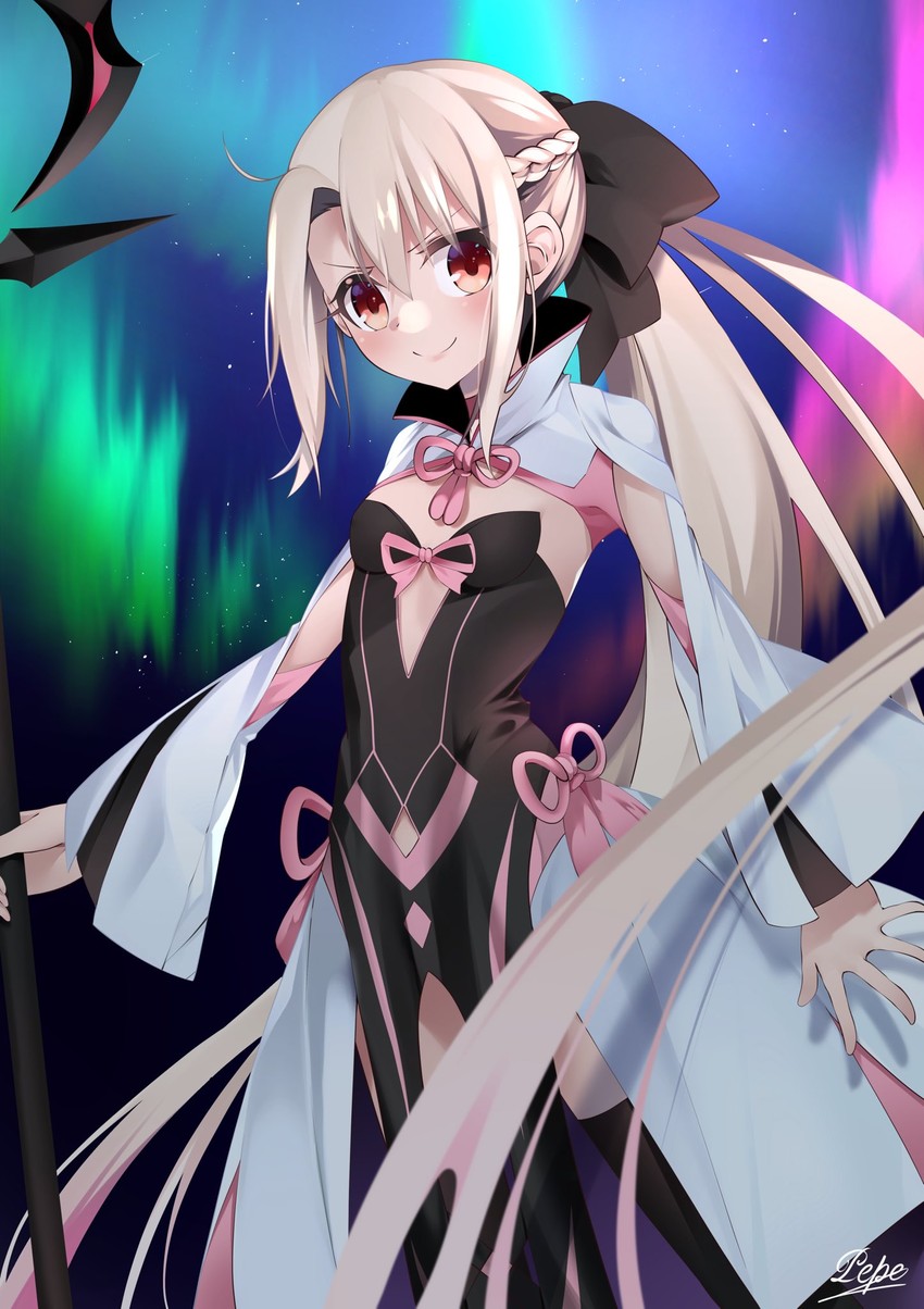 illyasviel von einzbern and morgan le fay (fate and 2 more) drawn by pei_iriya