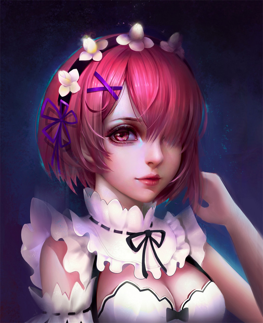 ram (re:zero kara hajimeru isekai seikatsu) drawn by mcaster