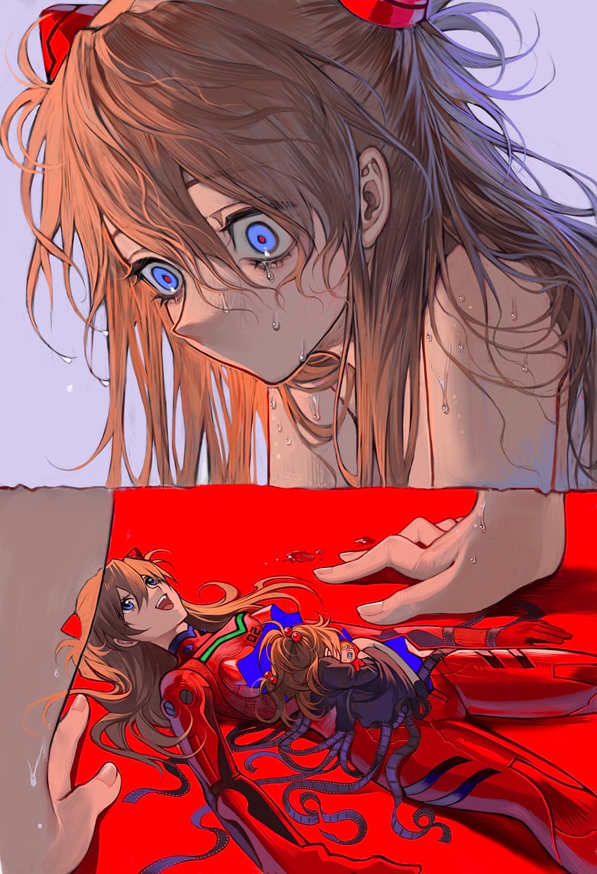 souryuu asuka langley (neon genesis evangelion) drawn by huli_xiaobai and user_zenn5372
