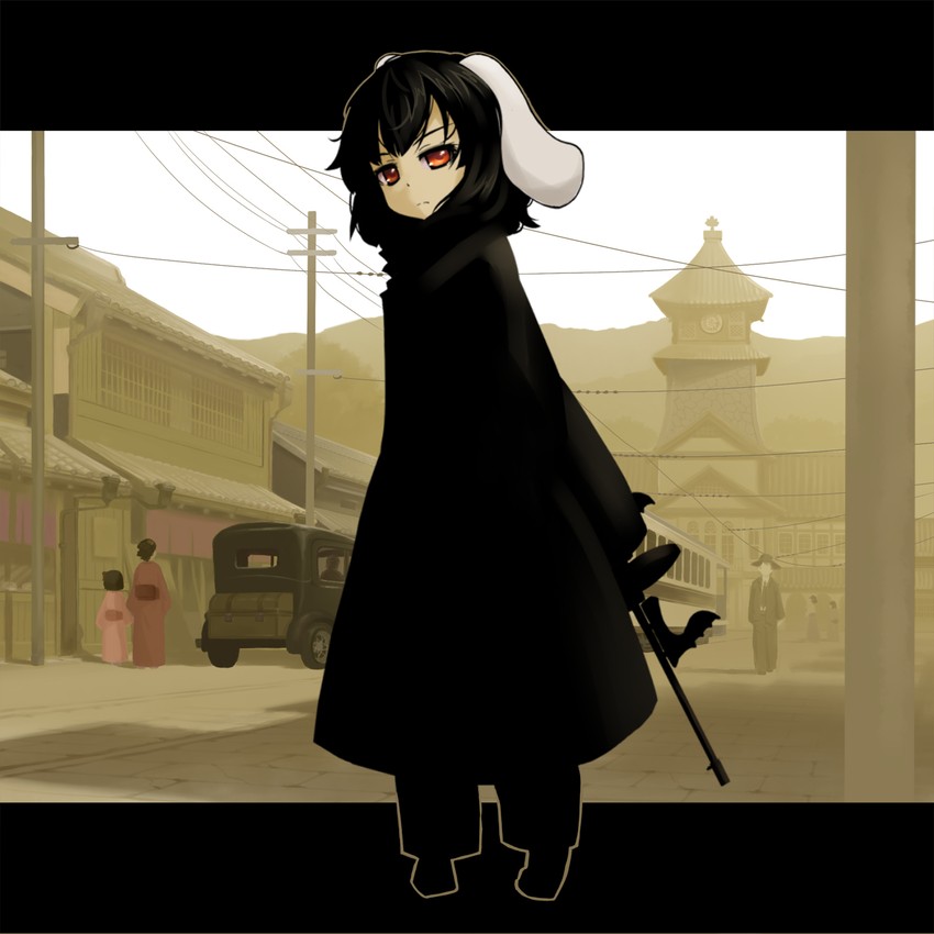 inaba tewi (touhou and 1 more) drawn by kuro_oolong