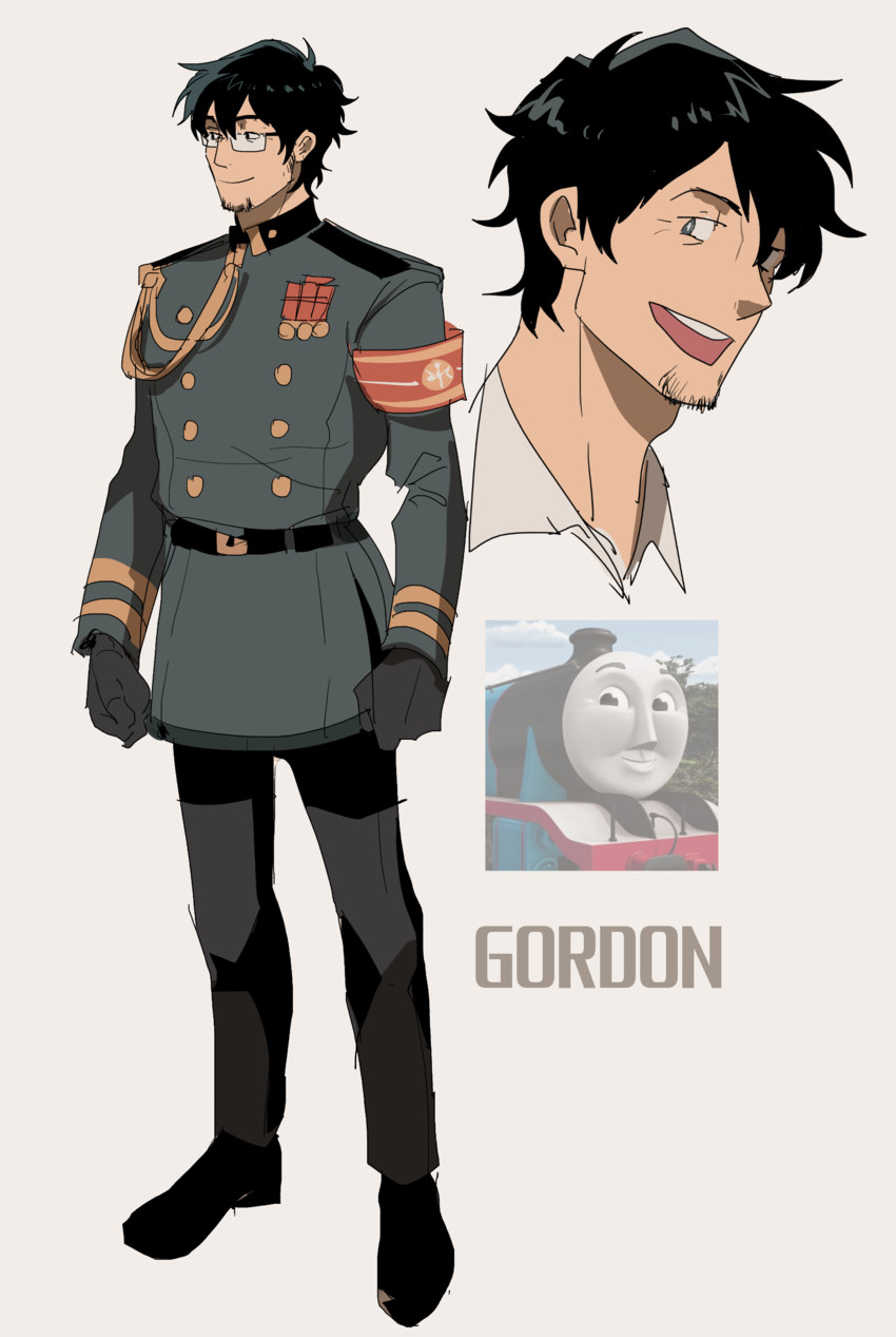 gordon the big engine (thomas the tank engine) drawn by kendy_(revolocities)